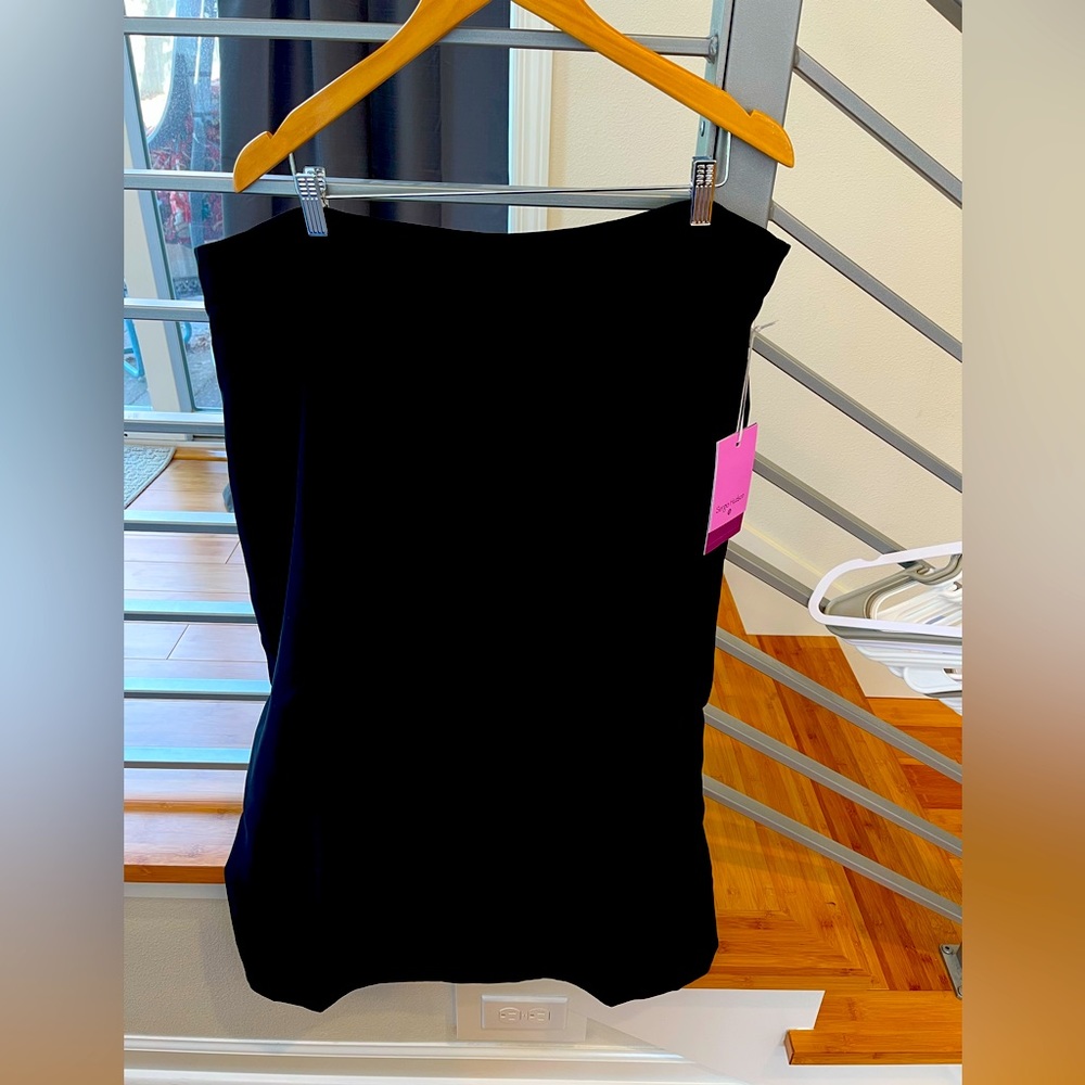 NWT long black pencil skirt with slit. Sergio Hanson from Target